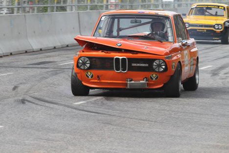 Per Leth Sørensen i sin BMW 2002
(Foto: Motorsporten.dk)